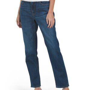 SEVEN7 90's Straight Jeans Stretch 5 Pocket Zipper Belt Loops Copper Rivets 10